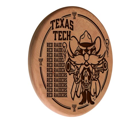 Texas Tech University 13 Laser Engraved Solid Wood Sign